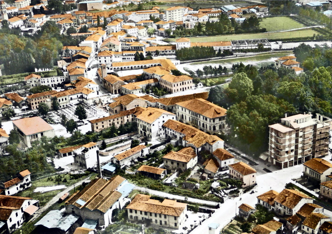 1960-Oderzo-Panorama-dall-alto