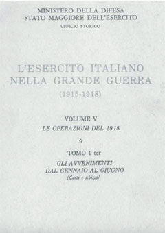 esercito italiano nella grande guerra vol5 tomo1ter cover