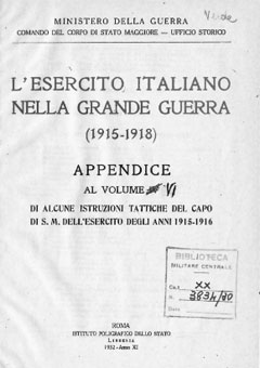 esercito italiano nella grande guerra vol6 appendice cover