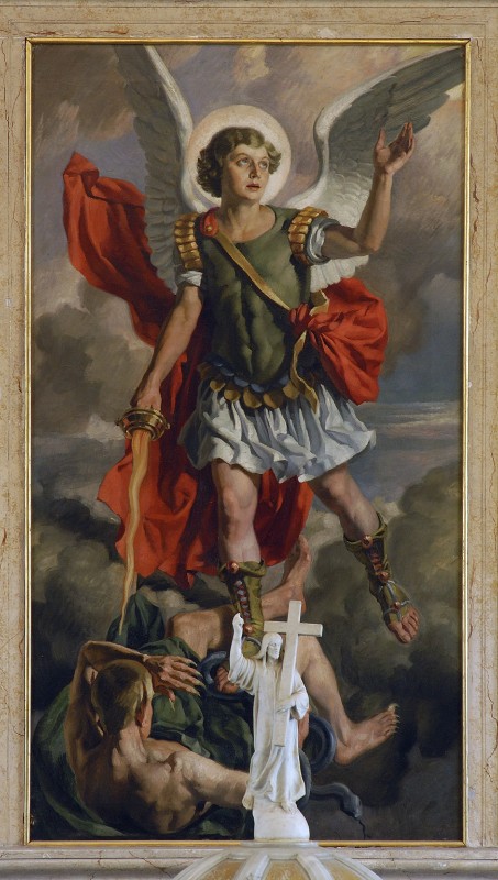 San Michele Arcangelo combatte contro Satana