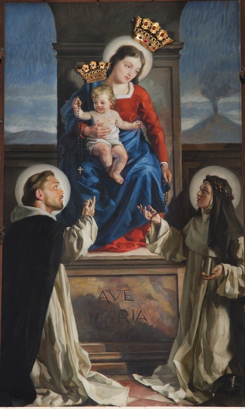 Madonna del rosario e Santi