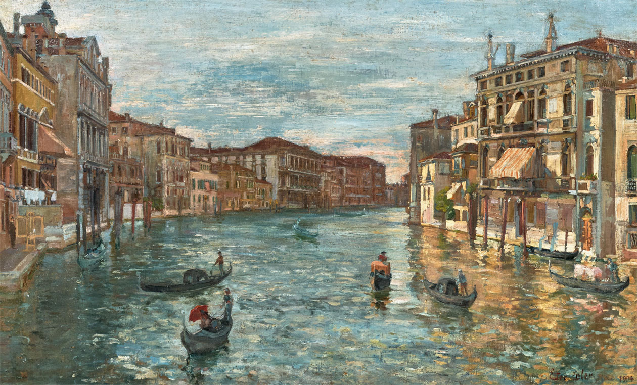 Giulio-Ettore-Erler-Veduta-del-Canal-Grande-1904