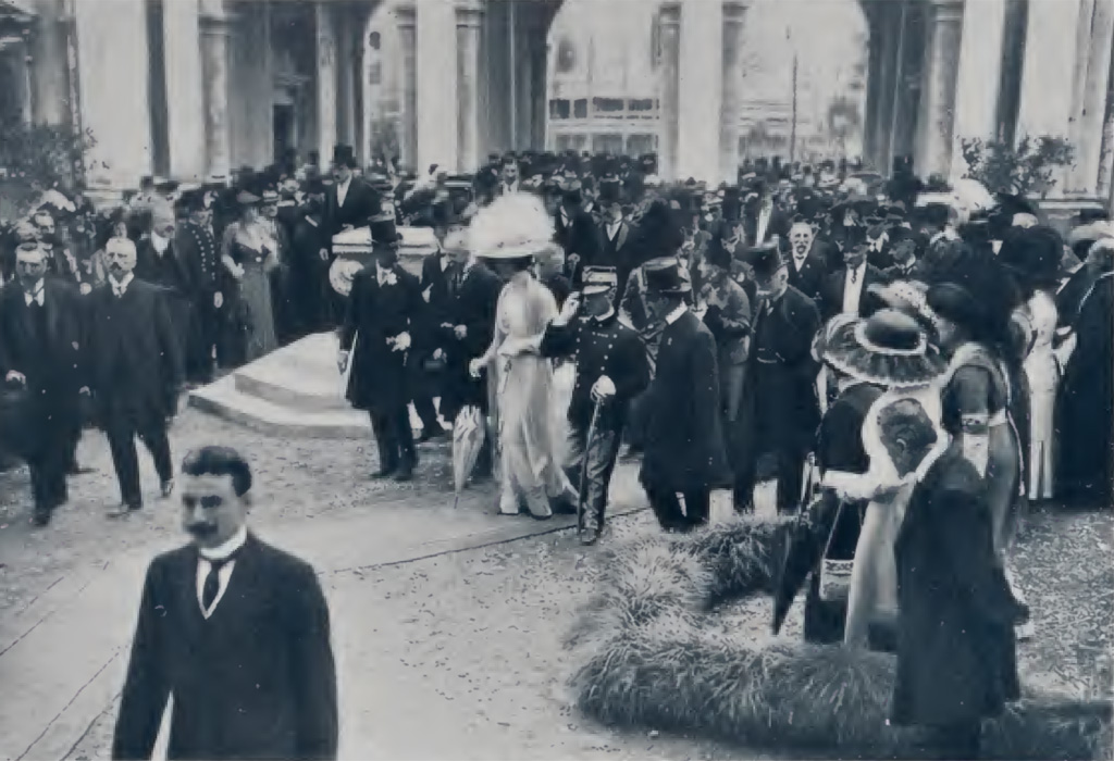 Roma-1911-i-sovrani-inaugurano-il-padiglione-veneto